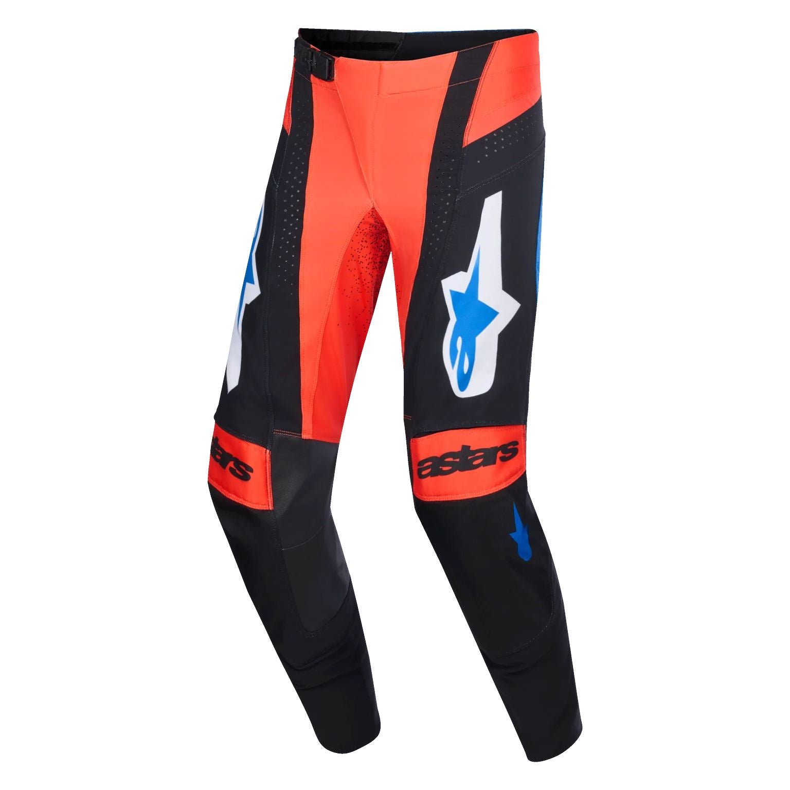 Alpinestars 2026 Techstar Knif Motocross Pants Orange Black Ucla Blue